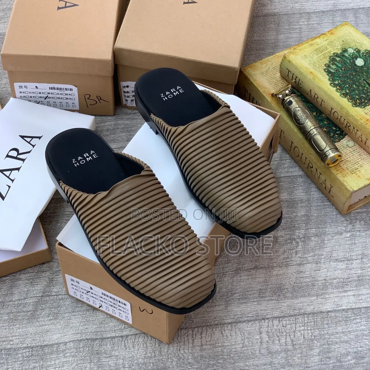 Original Zara Leather Half Shoes