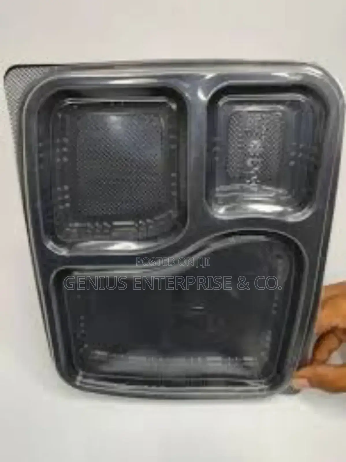 Continental 3 Compartment Food Pack With Lid 50pcs