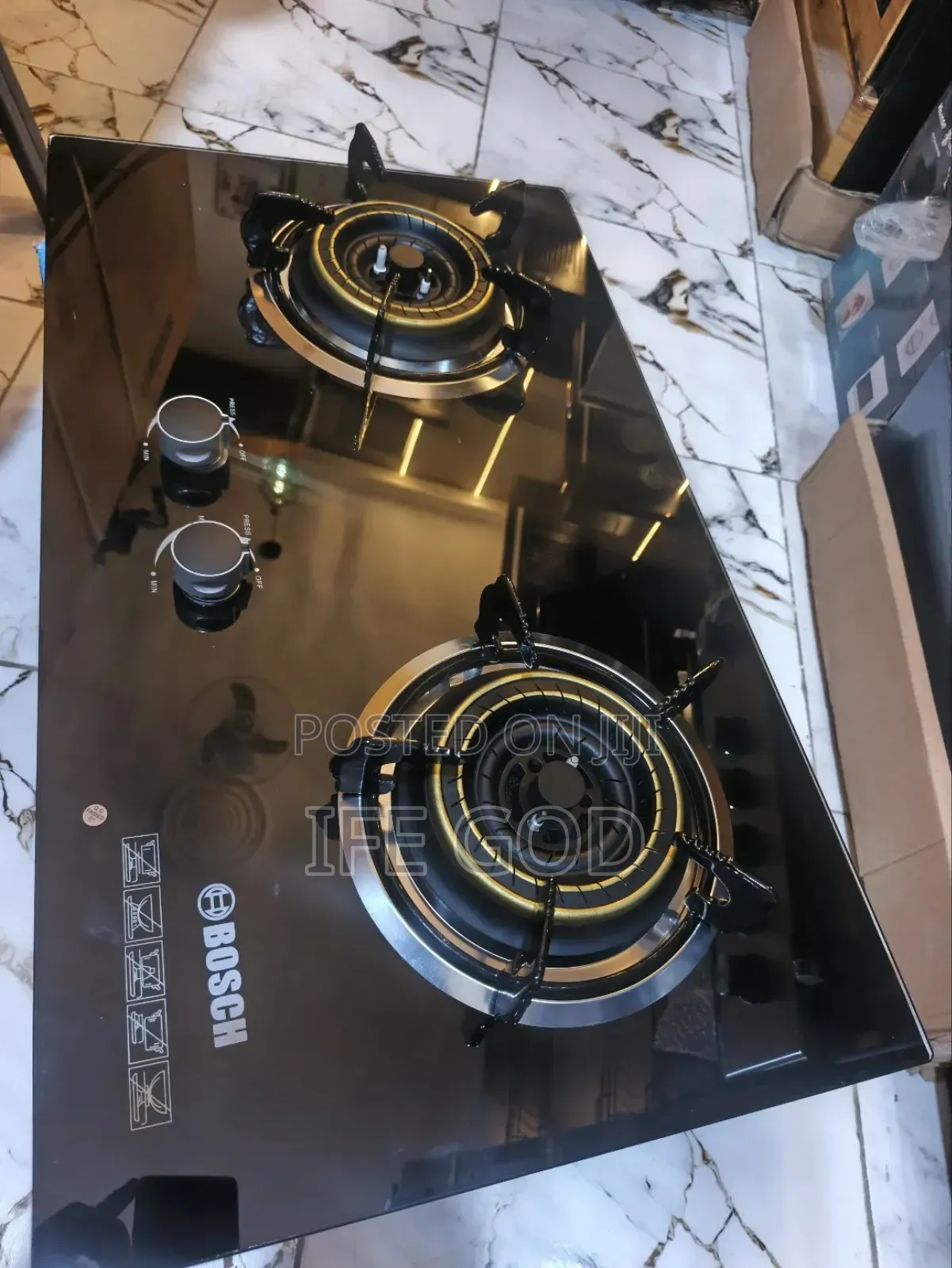 Original Quality Bosch Built-in 2 Big Burners Gas Cooker Hob Automatic
