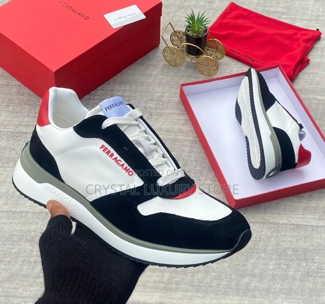 Salvatore Ferragamo Quality Luxury Men Sneakers