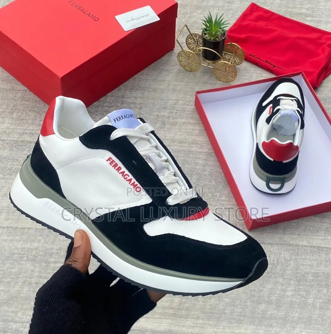 Salvatore Ferragamo Quality Luxury Men Sneakers