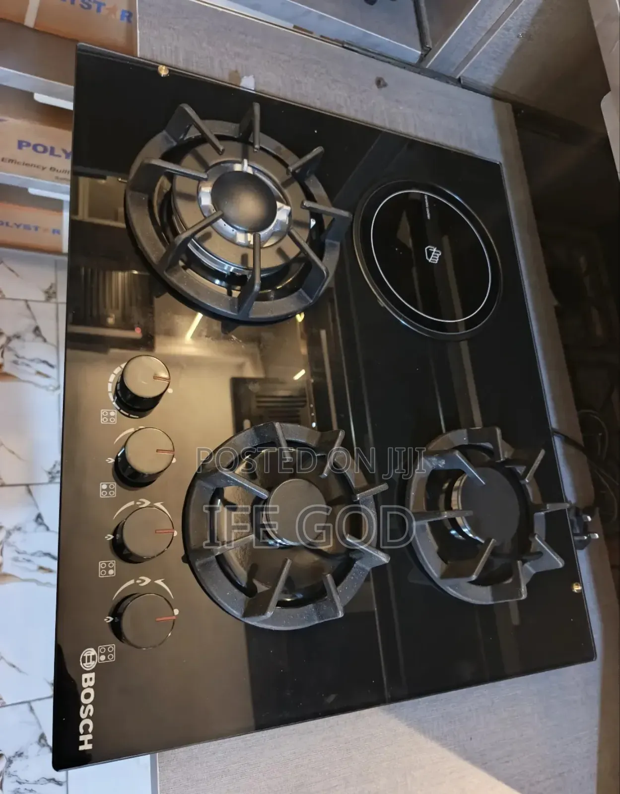Quality Bosch Built-in Luxury Premium Gas & Electric Cooker Hob 3+1
