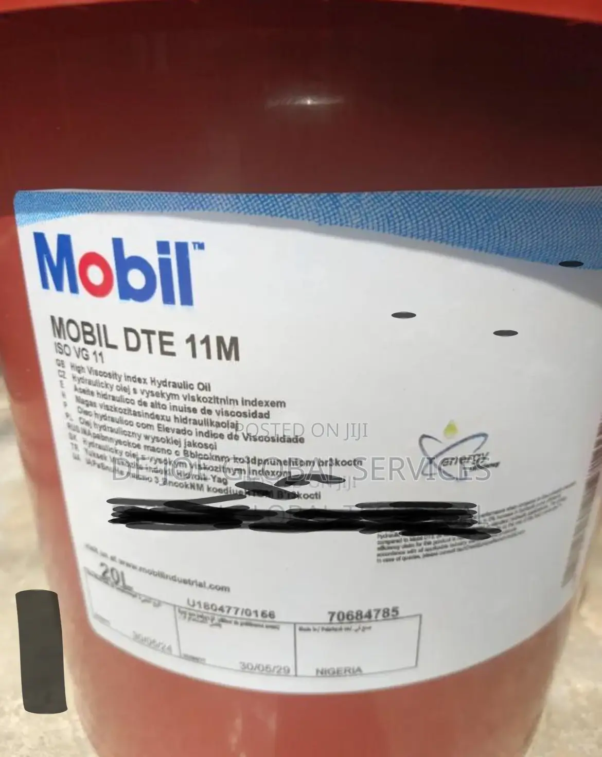 Mobil Dte 11m High-performance, Anti-wear Hydraulic Oil 20l