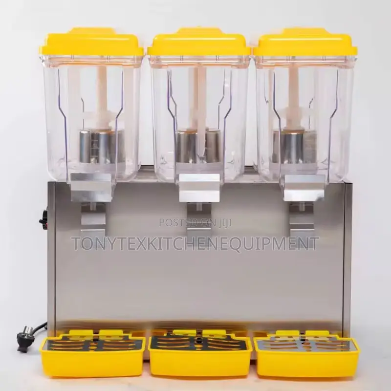 Commercial 3-Chamber Juice Dispenser