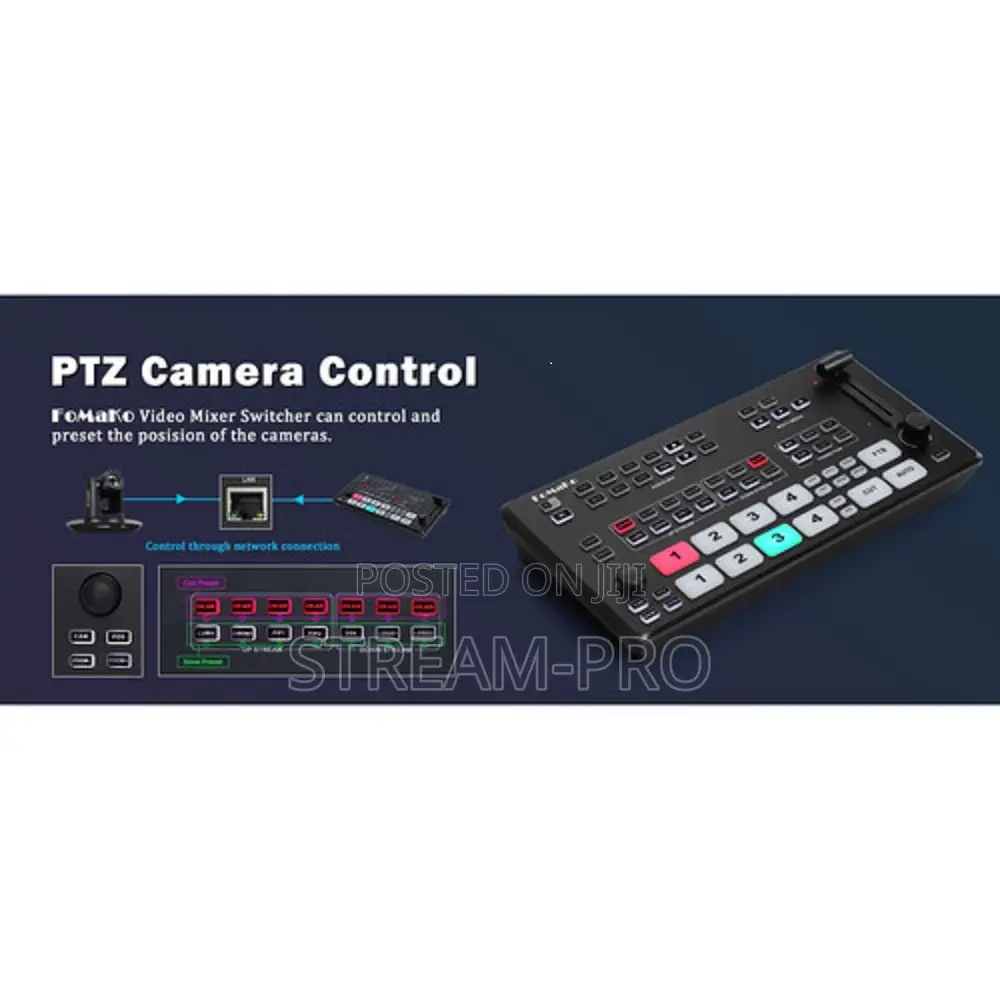Fomako Video Mixer Switcher (M1)