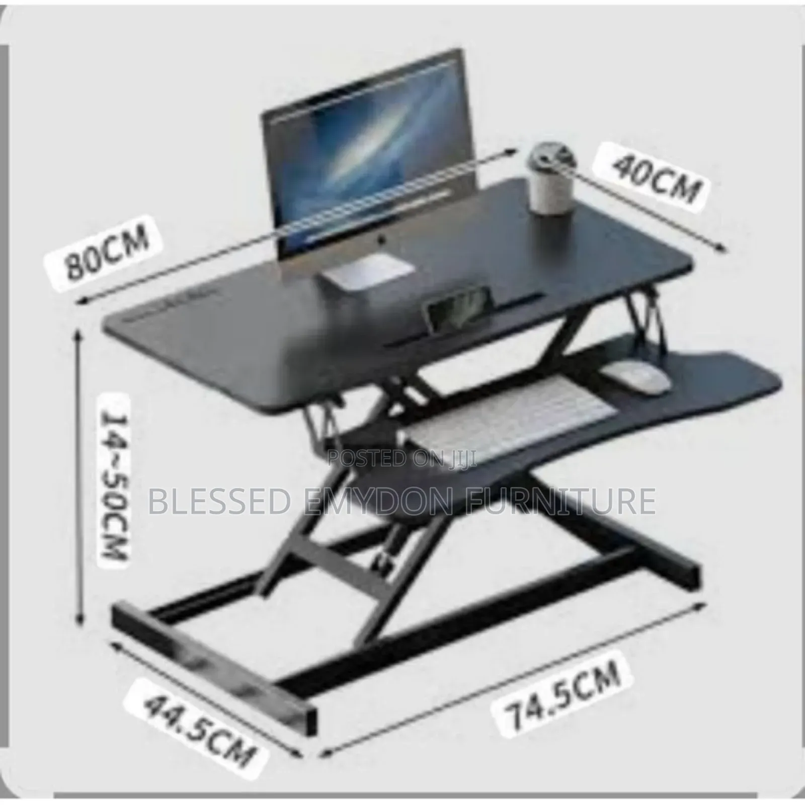 Converter Height Adjustable Sit to Stand Riser