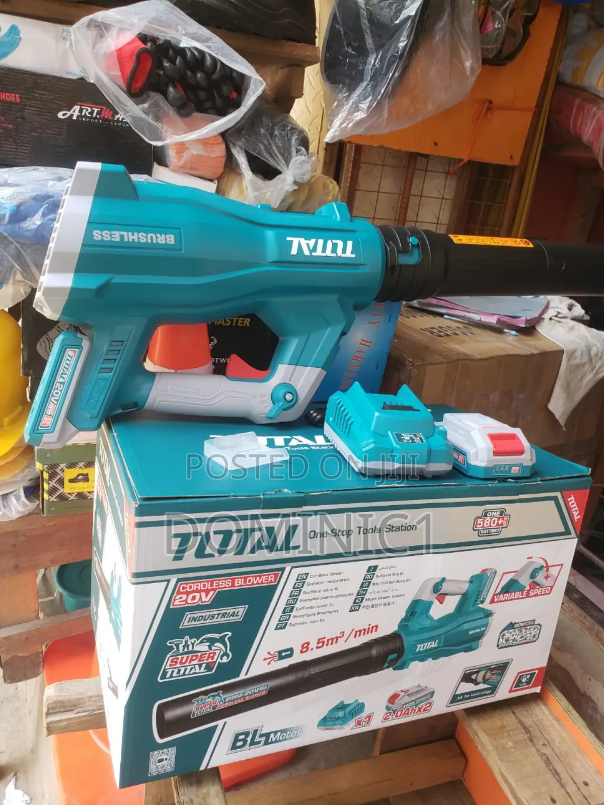 Total 20v Lithium-ion Brushless Cordless Blower,