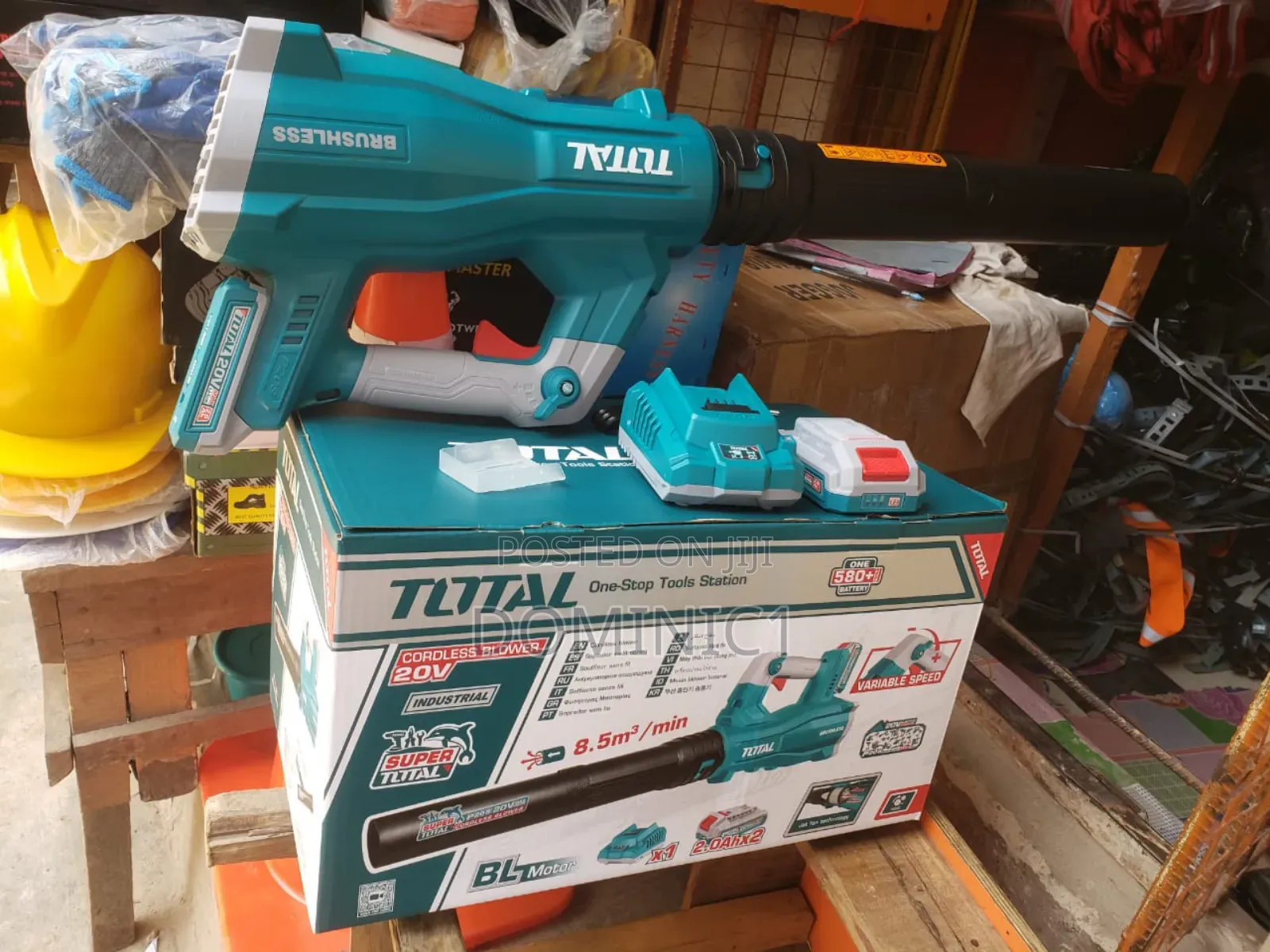 Total 20v Lithium-ion Brushless Cordless Blower,