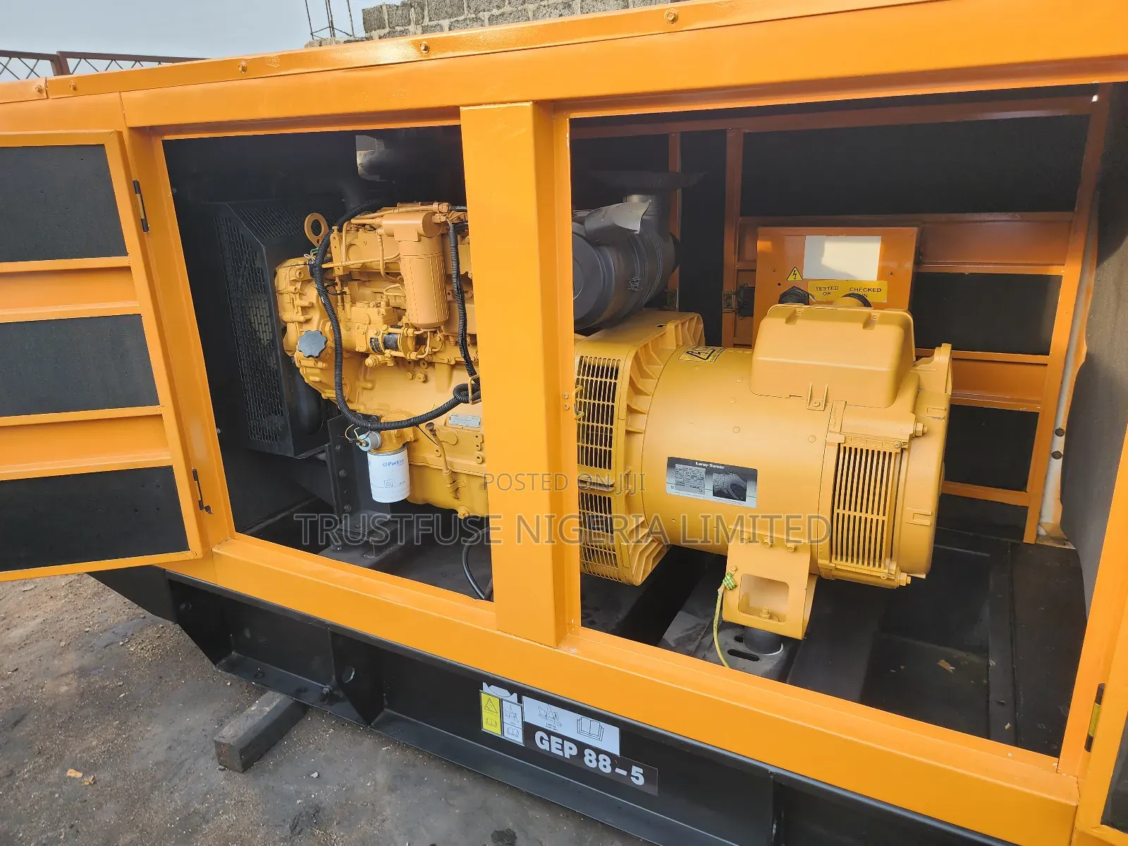 80kva Mantrac Cat Ecoplus Uk Perkins Soundproof