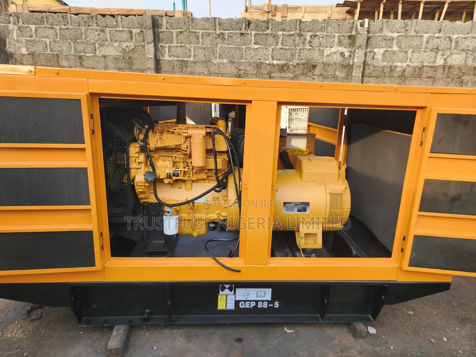 80kva Almost New Mantrac Cat Ecoplus Soundproof Generator Set