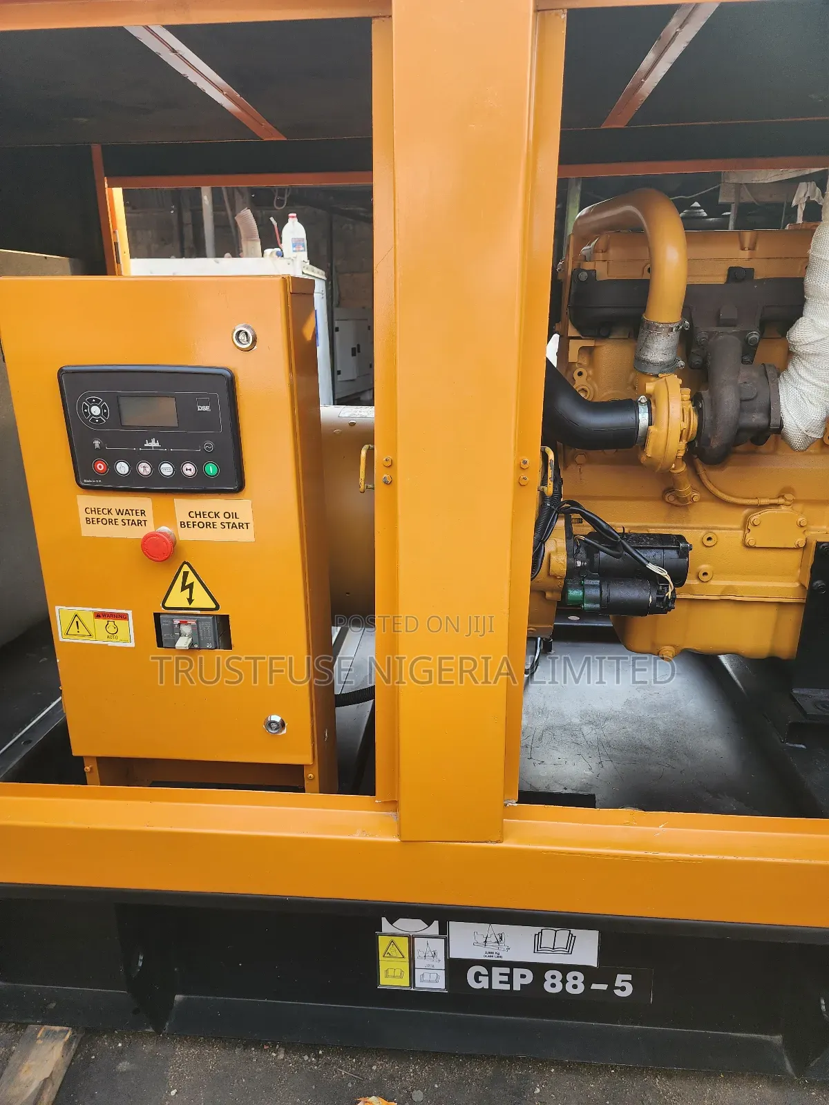 80kva Almost New Mantrac Cat Ecoplus Soundproof Generator Set