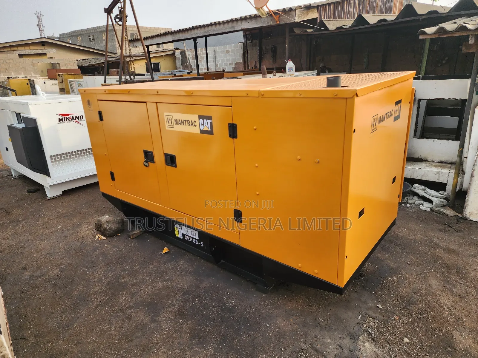80kva Almost New Mantrac Cat Ecoplus Soundproof Generator Set