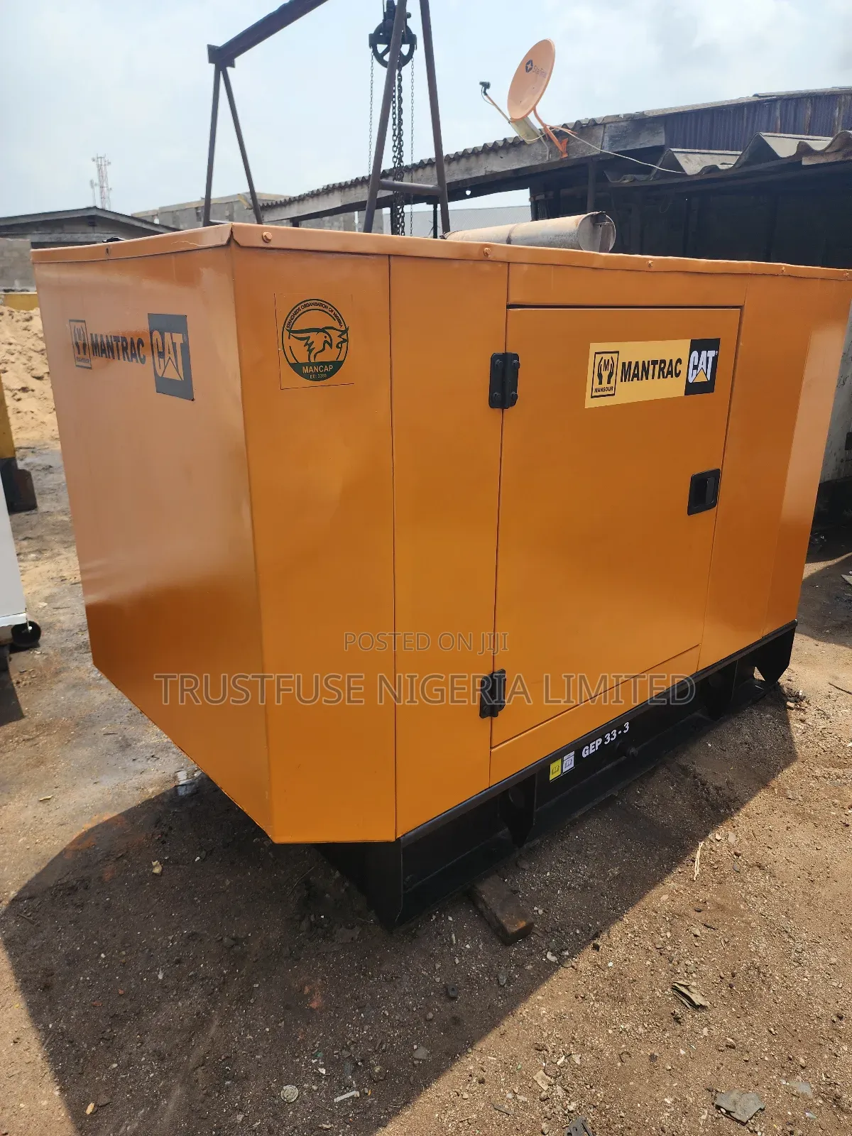 30 Kva Mantrac Cat Latest Model Super Portable Ecoplus Soundproof Gen