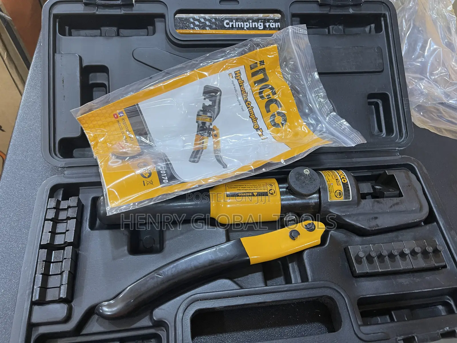 70mm Ingco Hydraulic Cable Log Crimping Tools