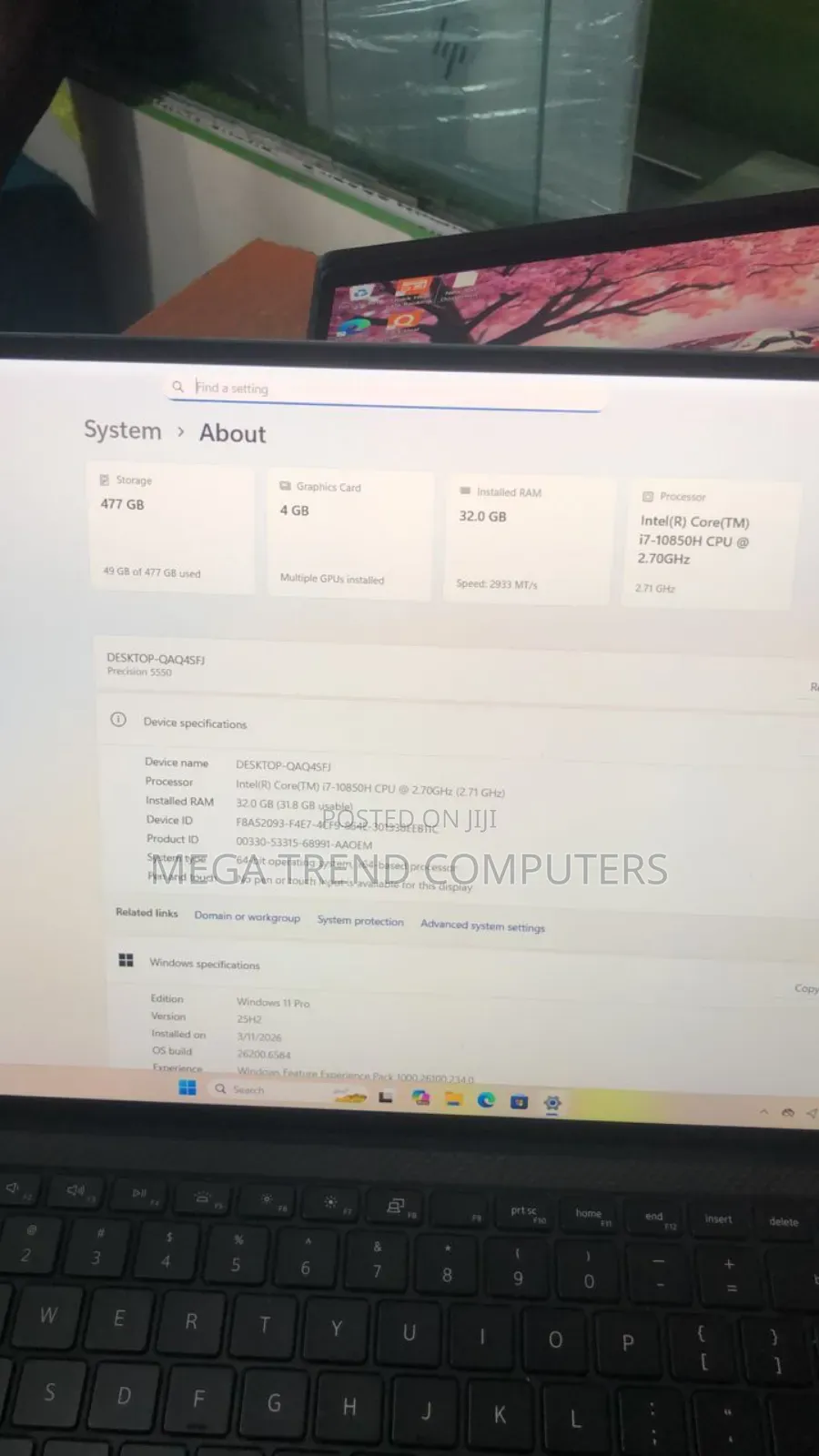 Laptop Dell Precision 5550 16GB Intel Core i7 SSD 512GB