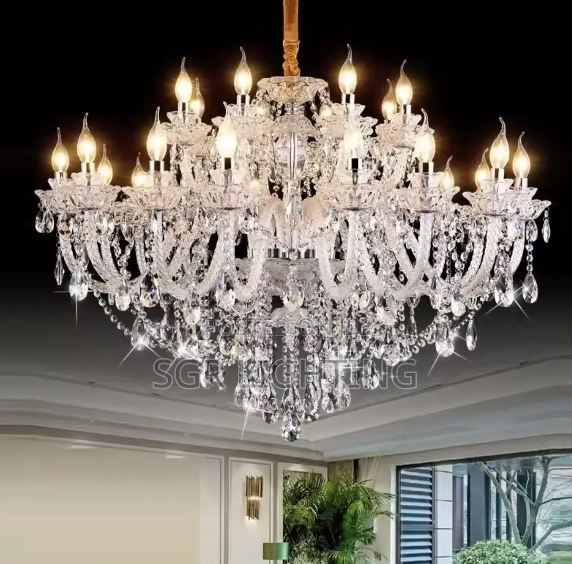 New Modern Big Lustres Chandelier