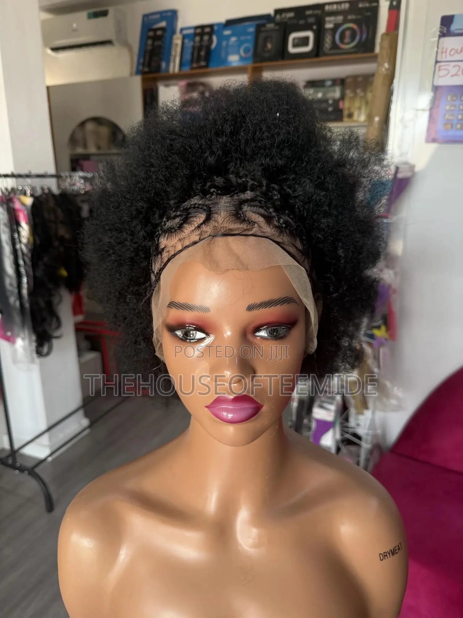 Full Frontal Braided Wig