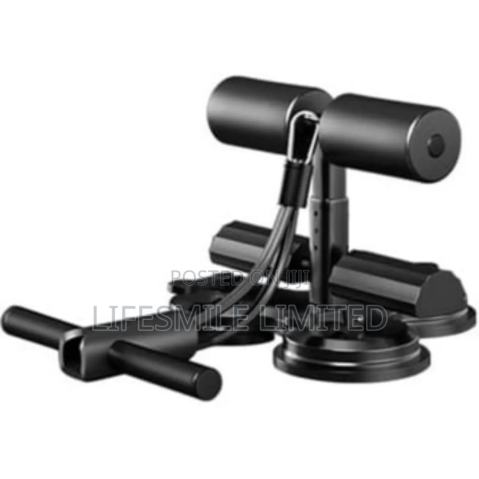 American 3 Suction Cup Sit Up Bar ( Black)