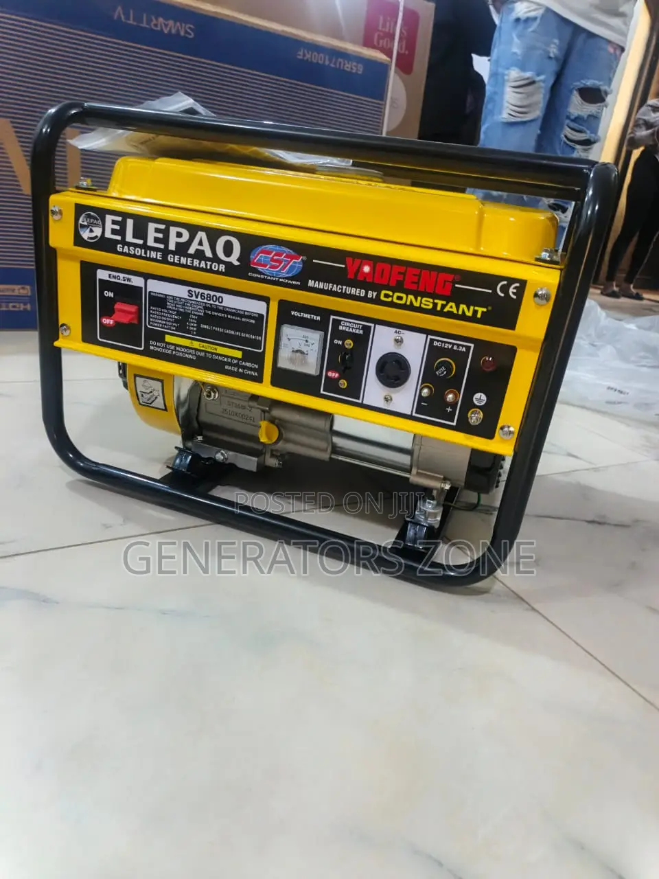 Compact Generator 4.5kva Elepaq Sv6800