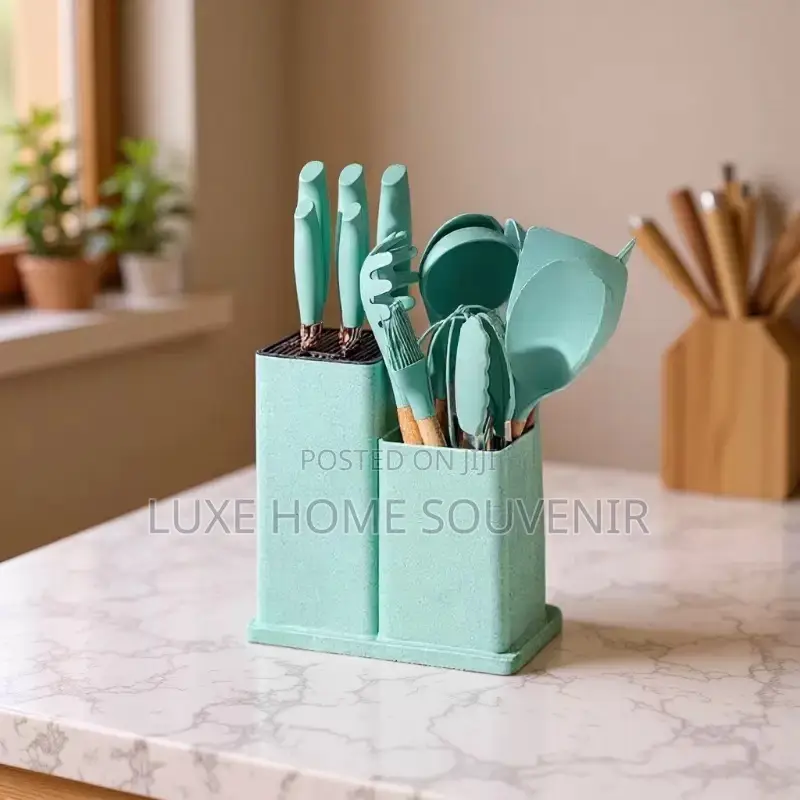 Silicone Spoon and Knife Set
