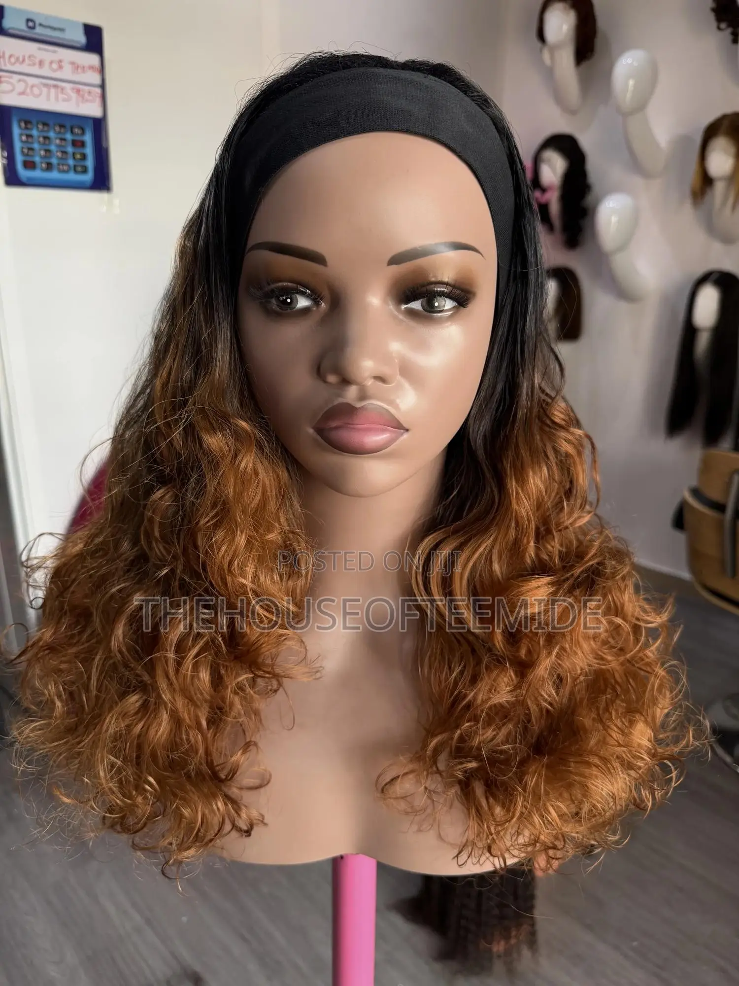 Banded Curly Wig