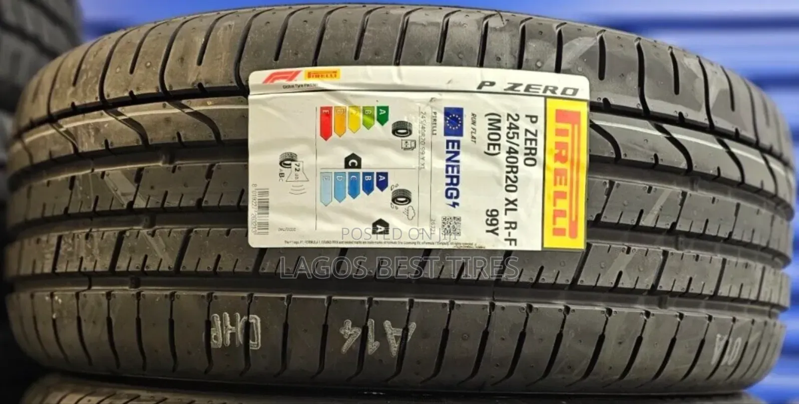 Pirelli P Zero | 245/40r20 99y Xl | Run-Flat(Moe)–Performance Safety