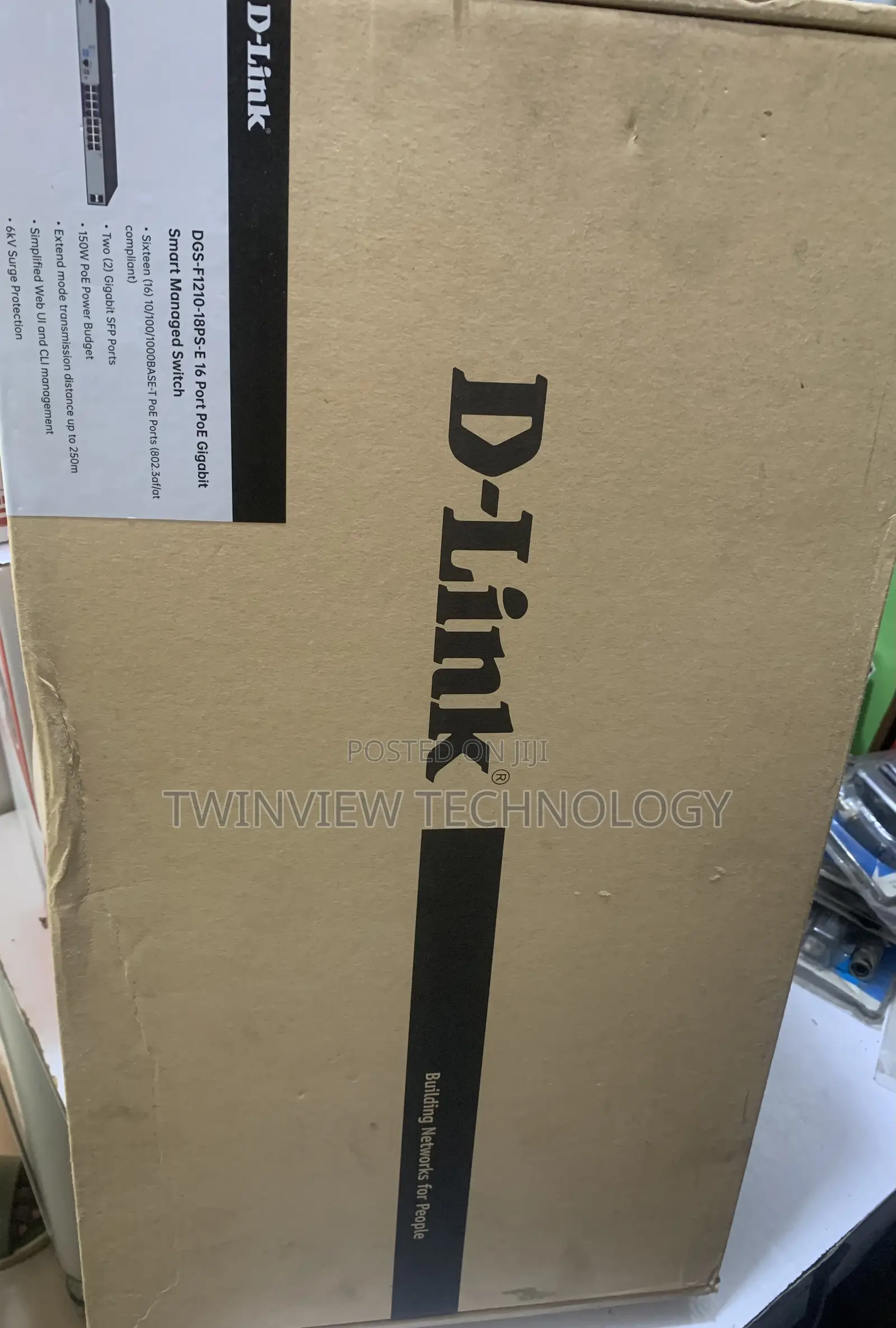 DGS-F1210-18ps-E 16 Port Poe Gigabit Smart Managed Switch