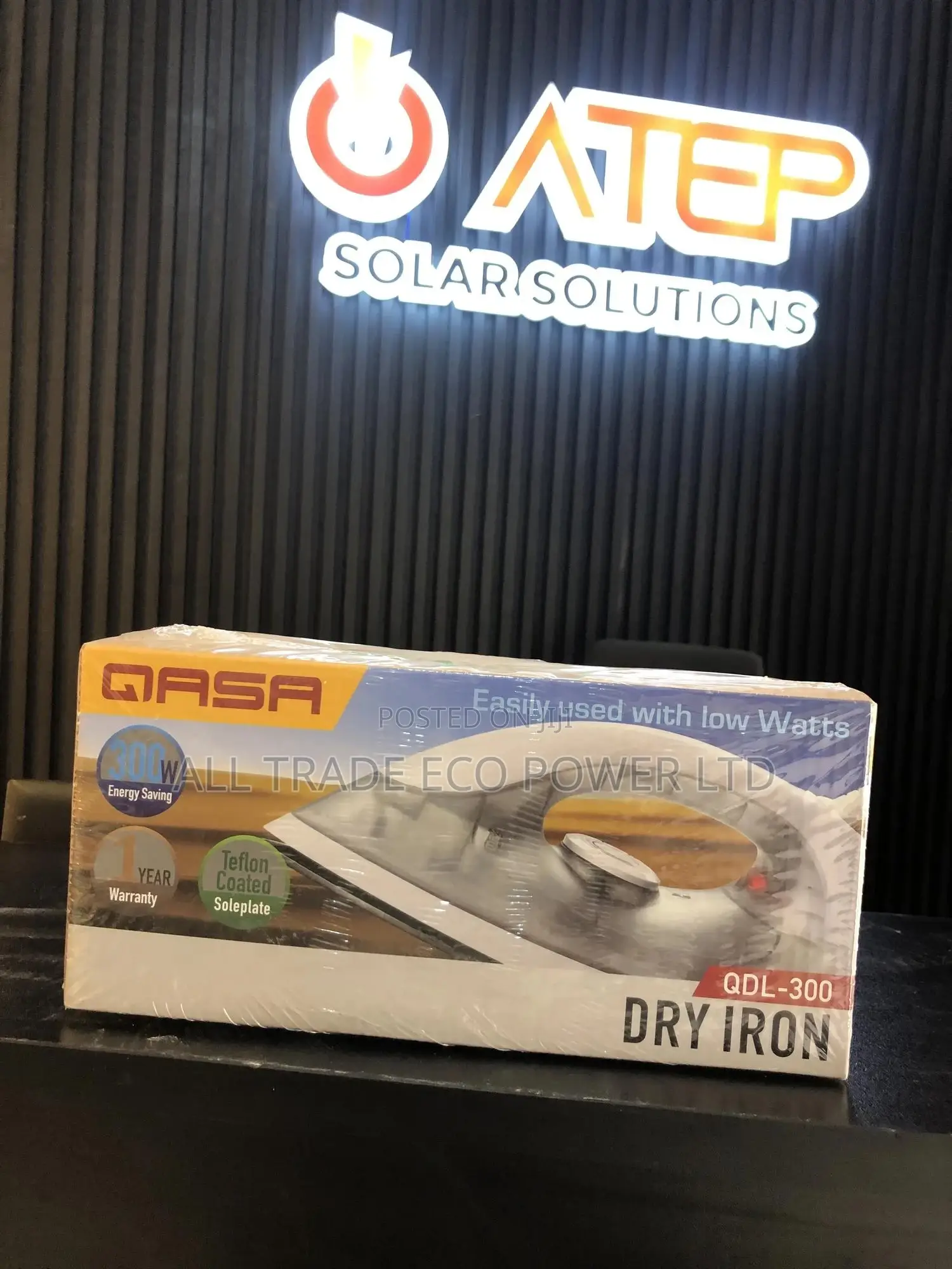 Qasa Original Energy Saving Dry Iron 300watts