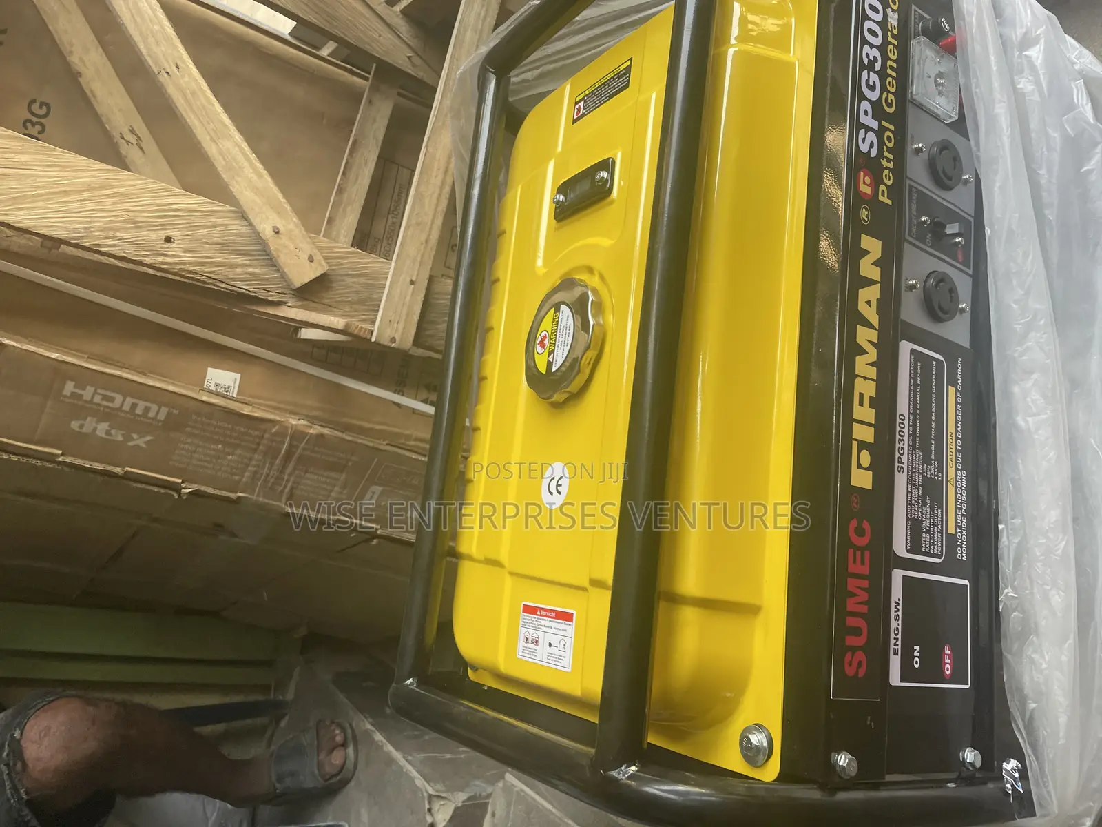 Sumec Firman Spg300 Petrol Generator 4.5kva 100% Copper Coil