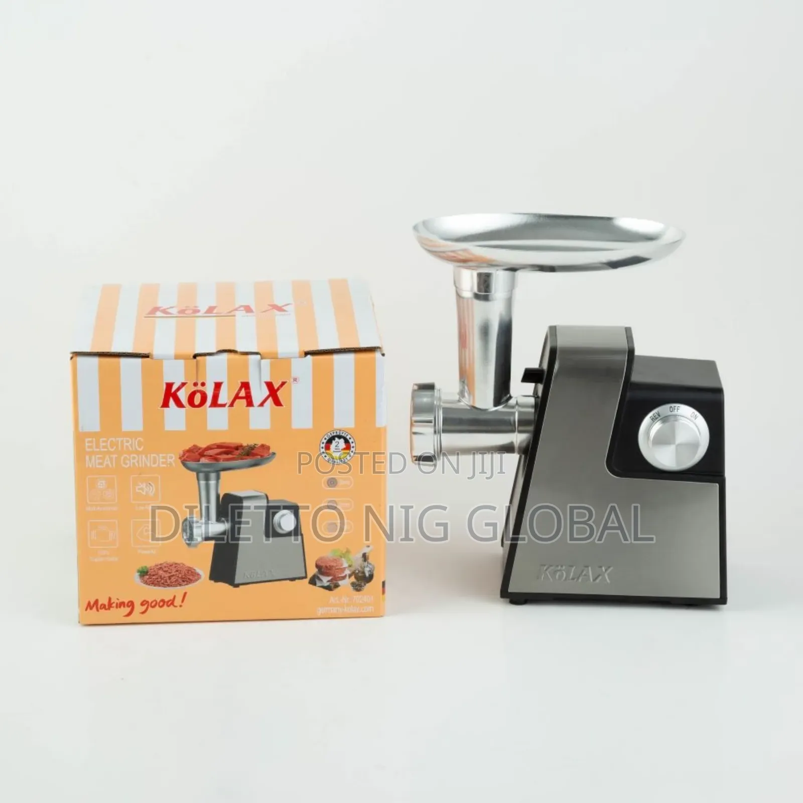 Kolax Meat Grinder, 1800w Max Stainless Steel Meat Grinder