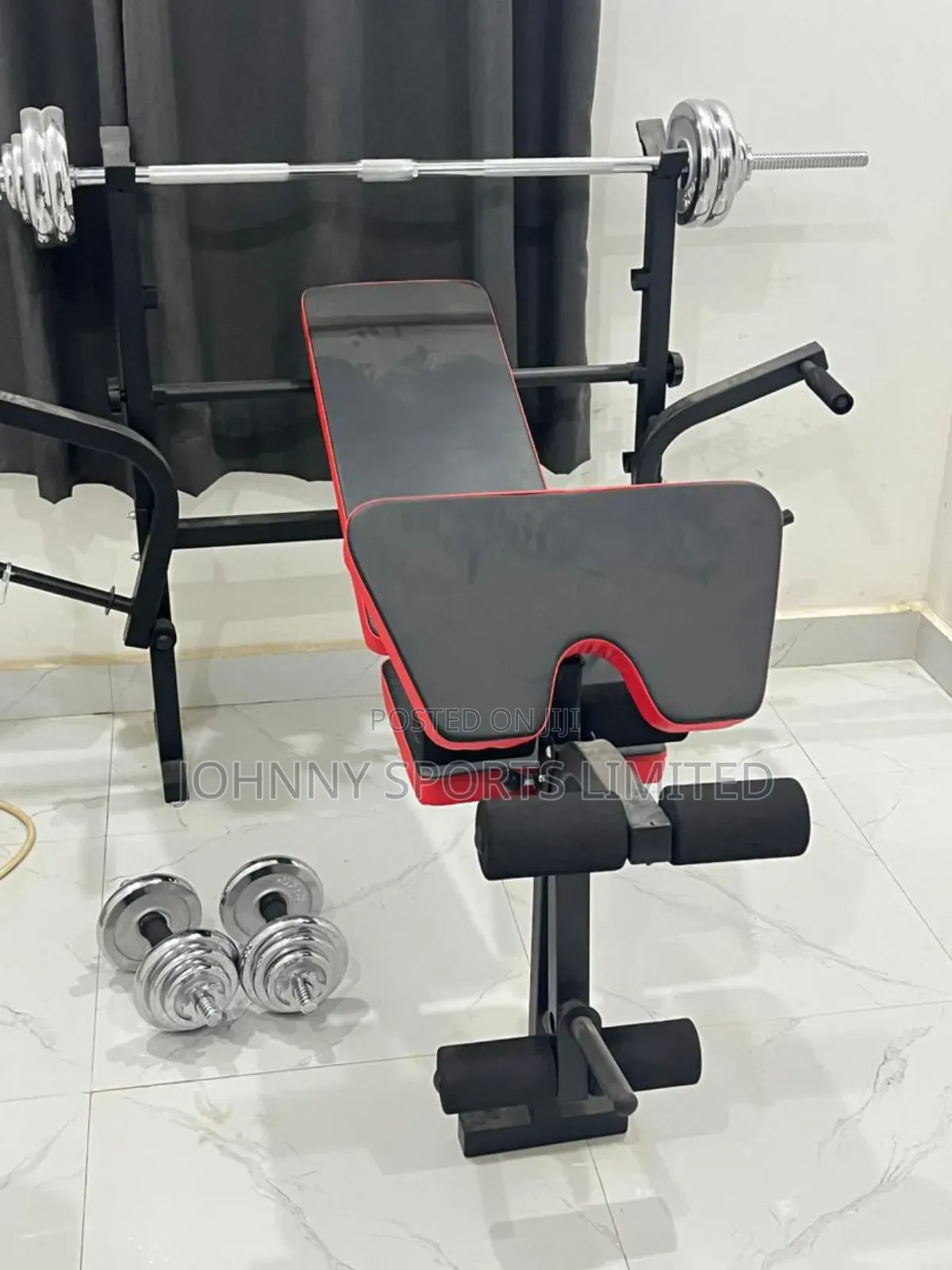 Weight Lifting Bench With 50kg Weight