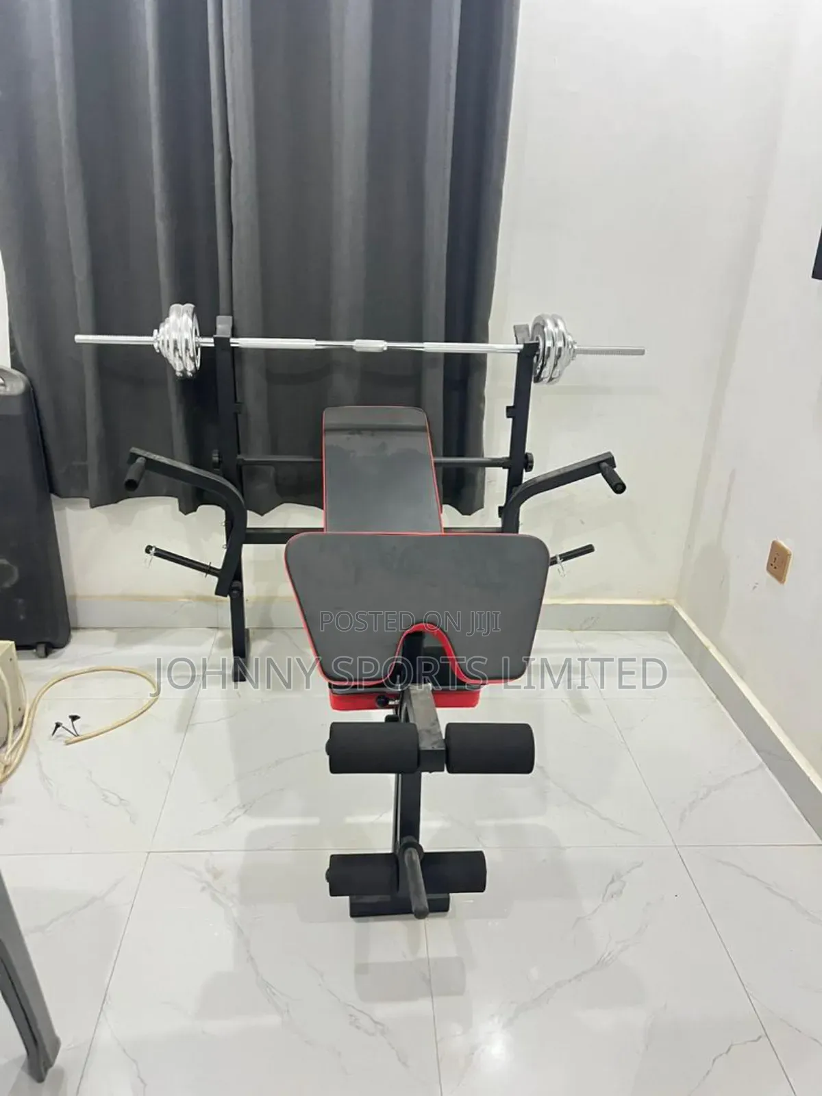 Weight Lifting Bench With 50kg Weight