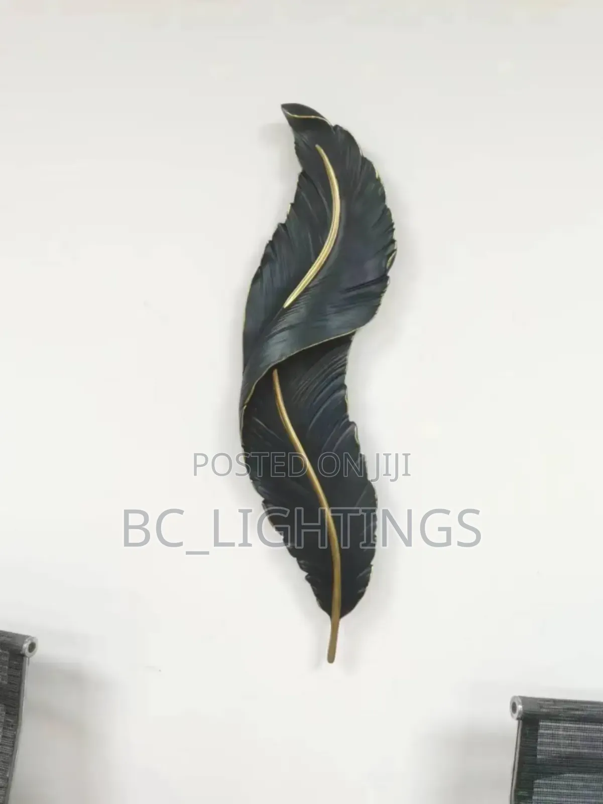 Luxury Led Feather Wall Light