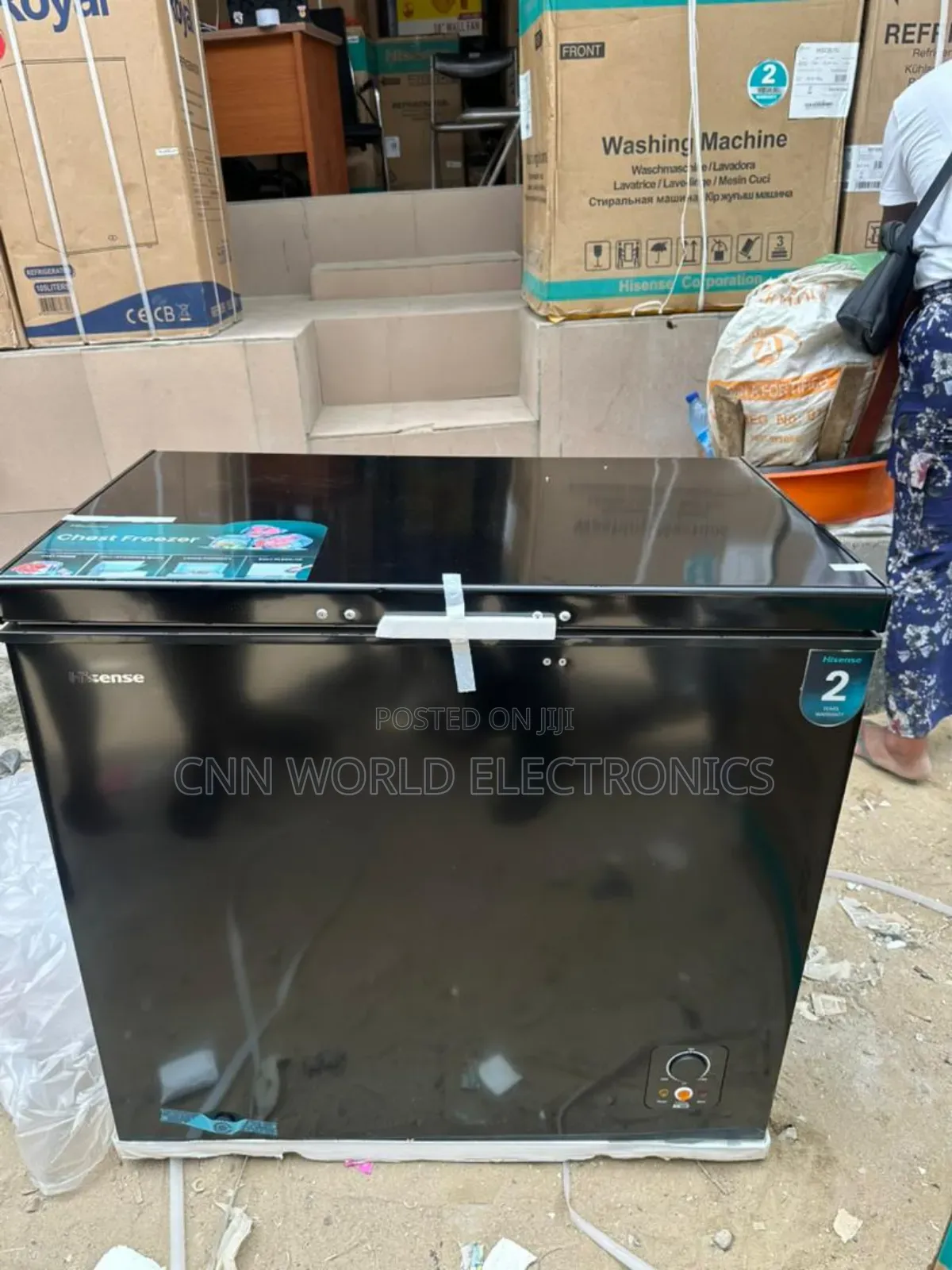 New Hisense 189l Chest Freezer Super Freezing External Warranty