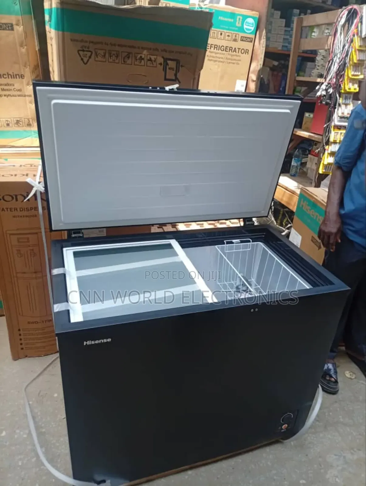 New Hisense 189l Chest Freezer Super Freezing External Warranty