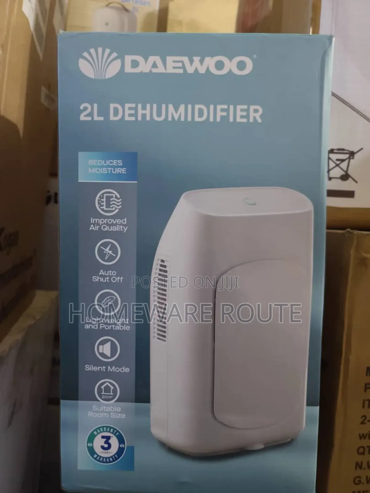 Daewoo 2litre Portable Dehumidifier