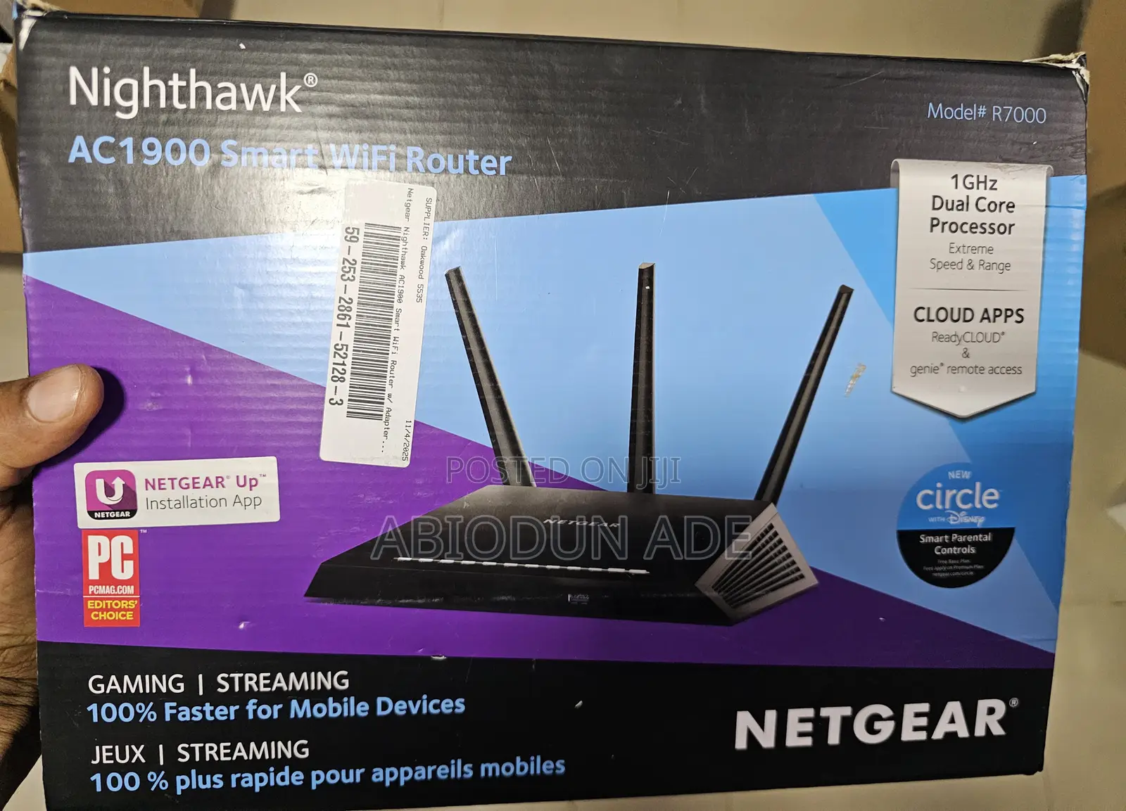 Netgear Nighthawk Ac1900 Smart Wifi Router (R7000)
