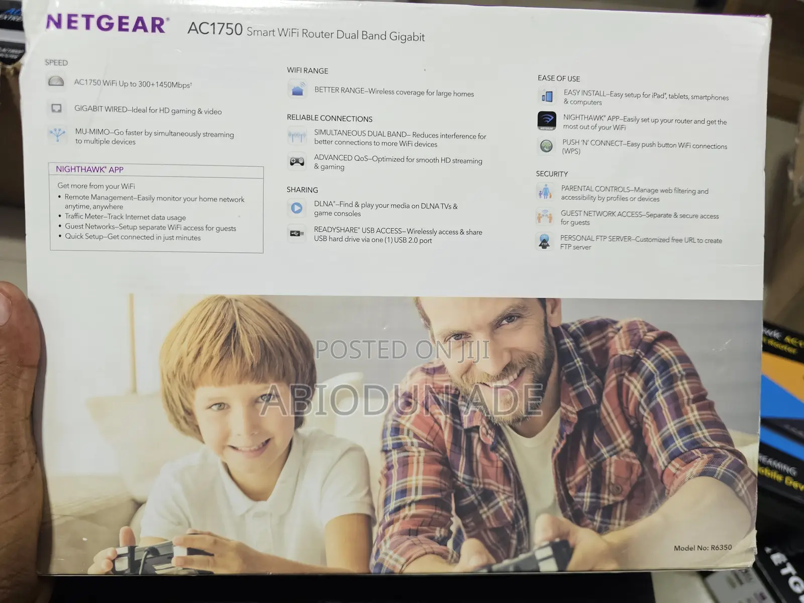 Netgear Ac1750 Smart Wifi Router (R6350)