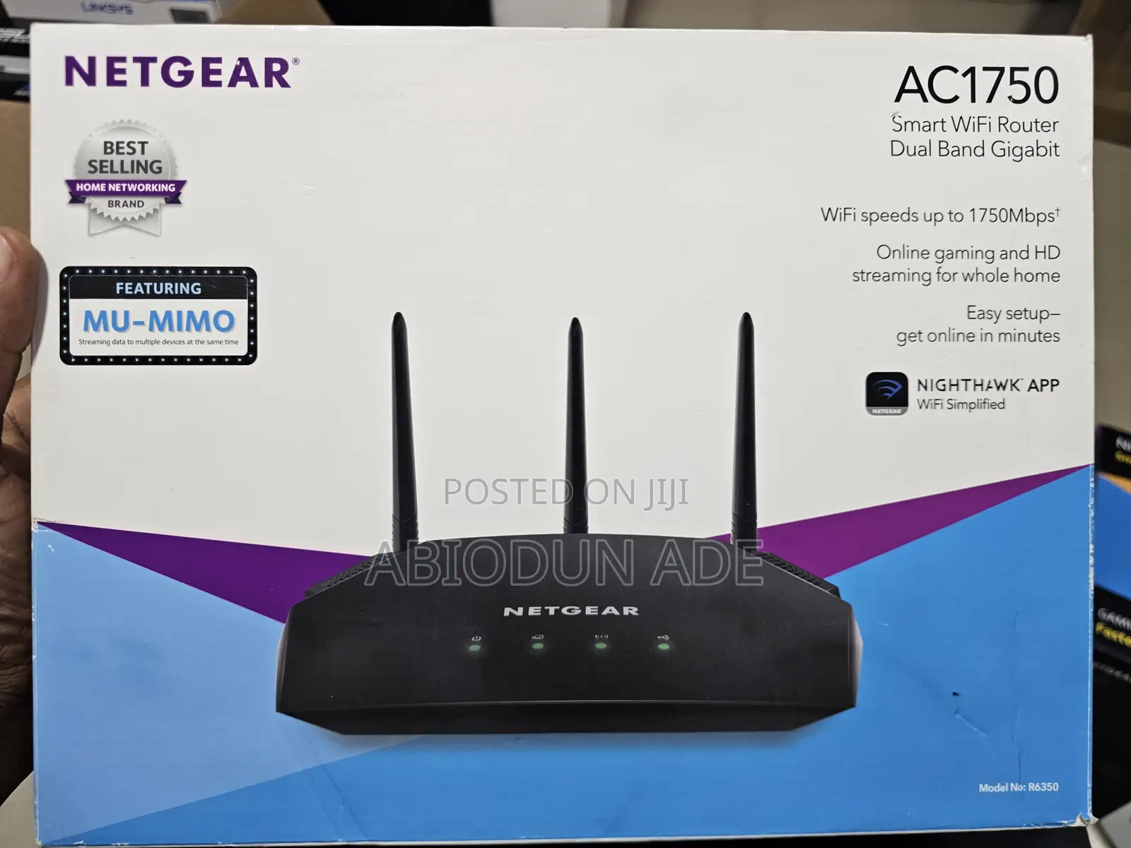 Netgear Ac1750 Smart Wifi Router (R6350)