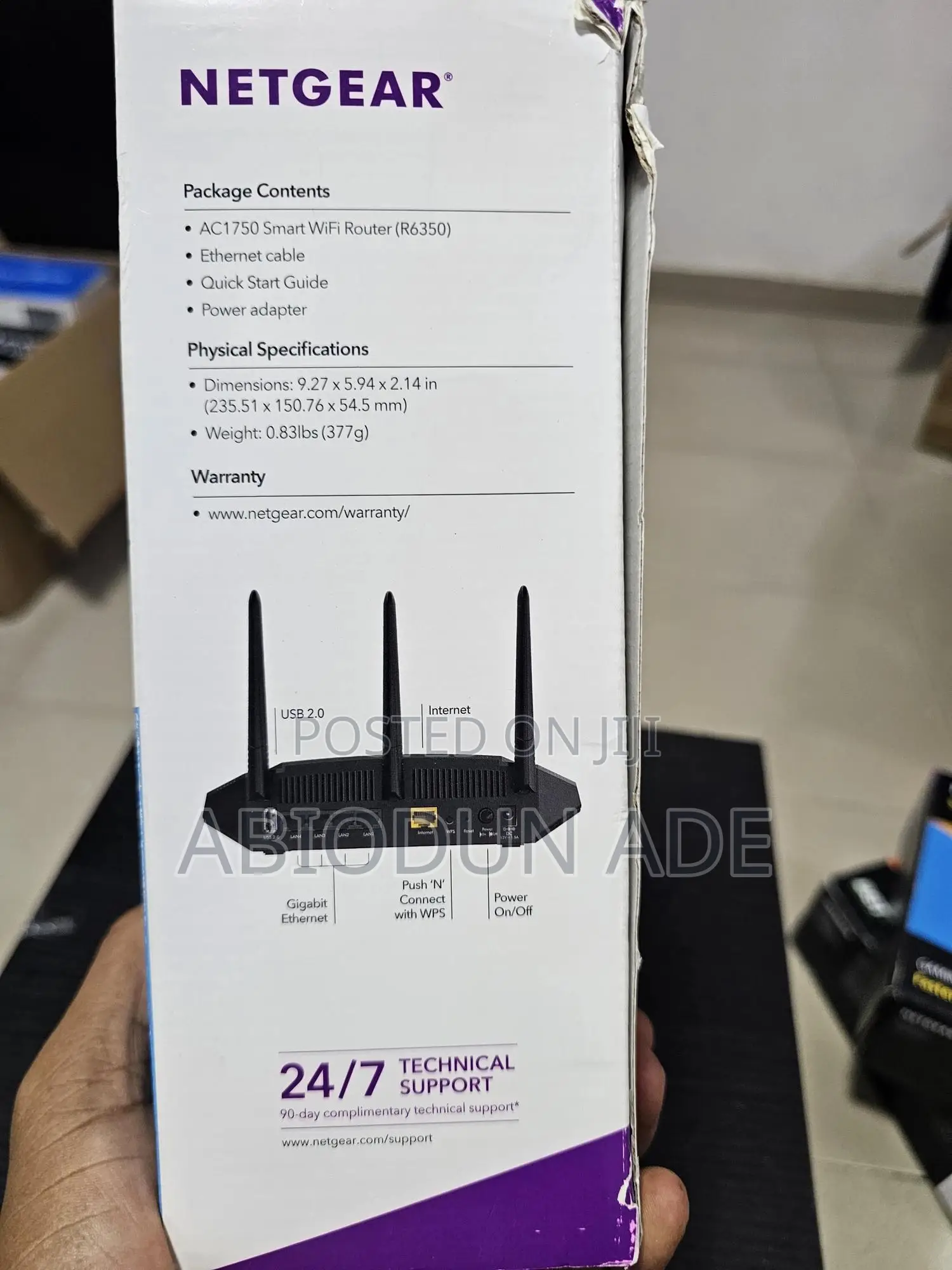 Netgear Ac1750 Smart Wifi Router (R6350)