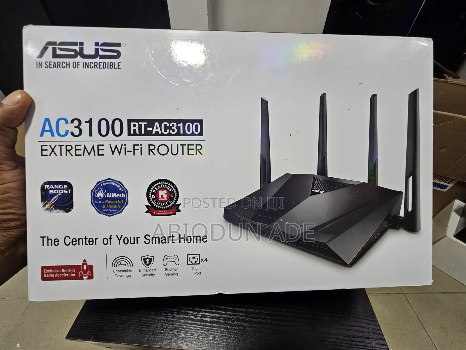 Asus Ac3100 Dual‐Band Smart Wifi Router (Rt‐Ac3100)