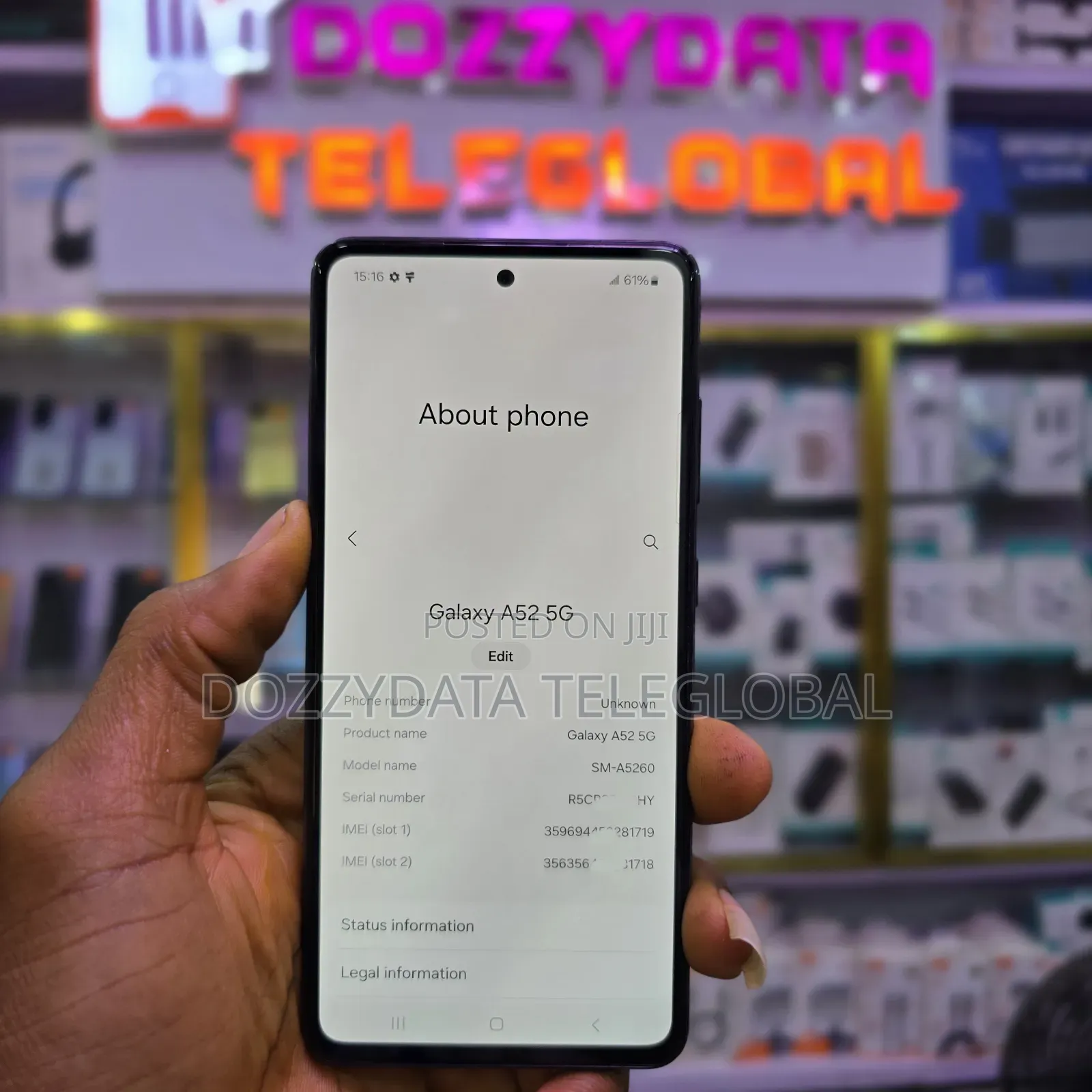 Samsung Galaxy A52 5G 256 GB Black