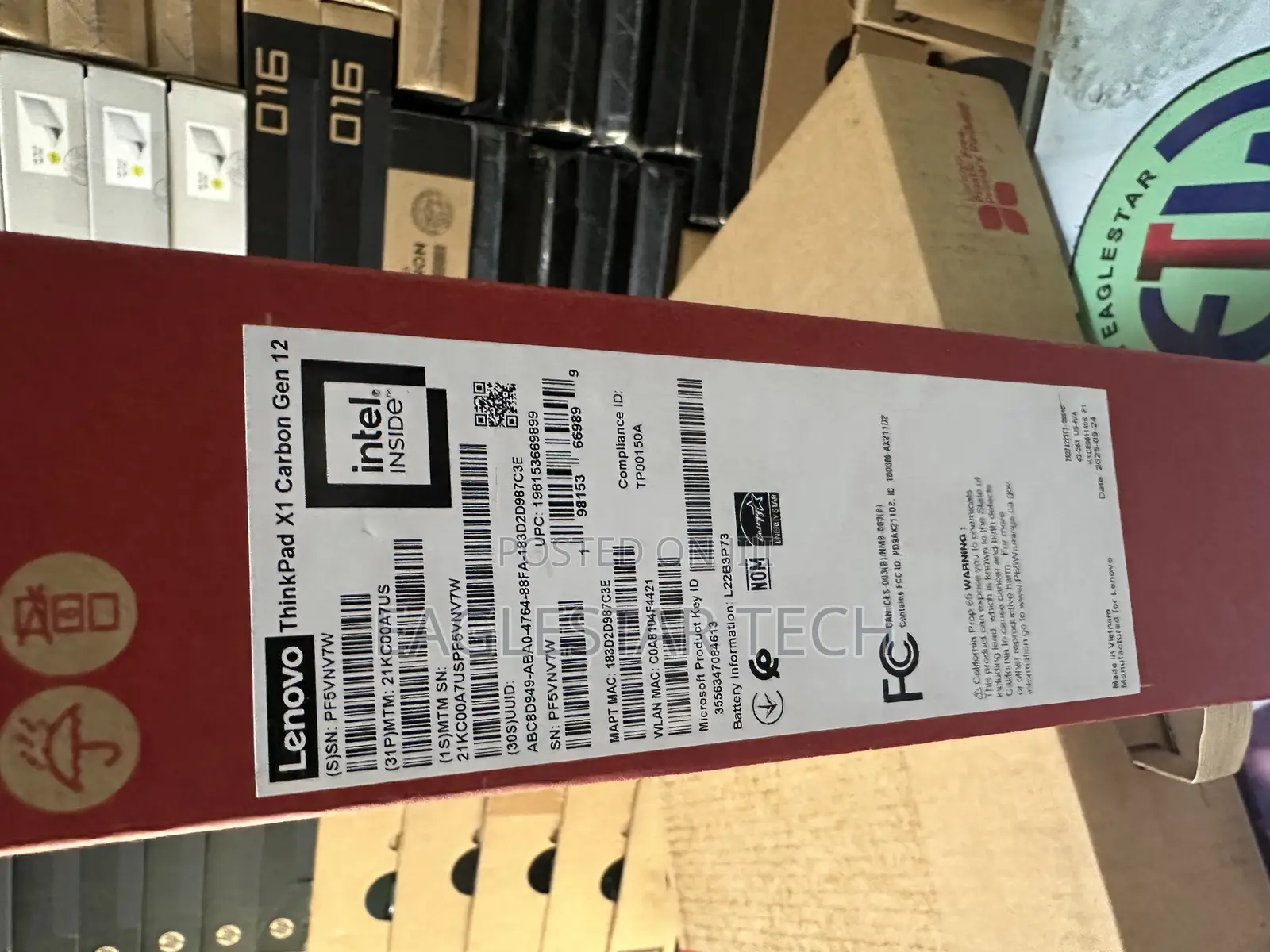 New Laptop Lenovo ThinkPad X1 Carbon 32GB Intel Core Ultra 7 SSD 1T