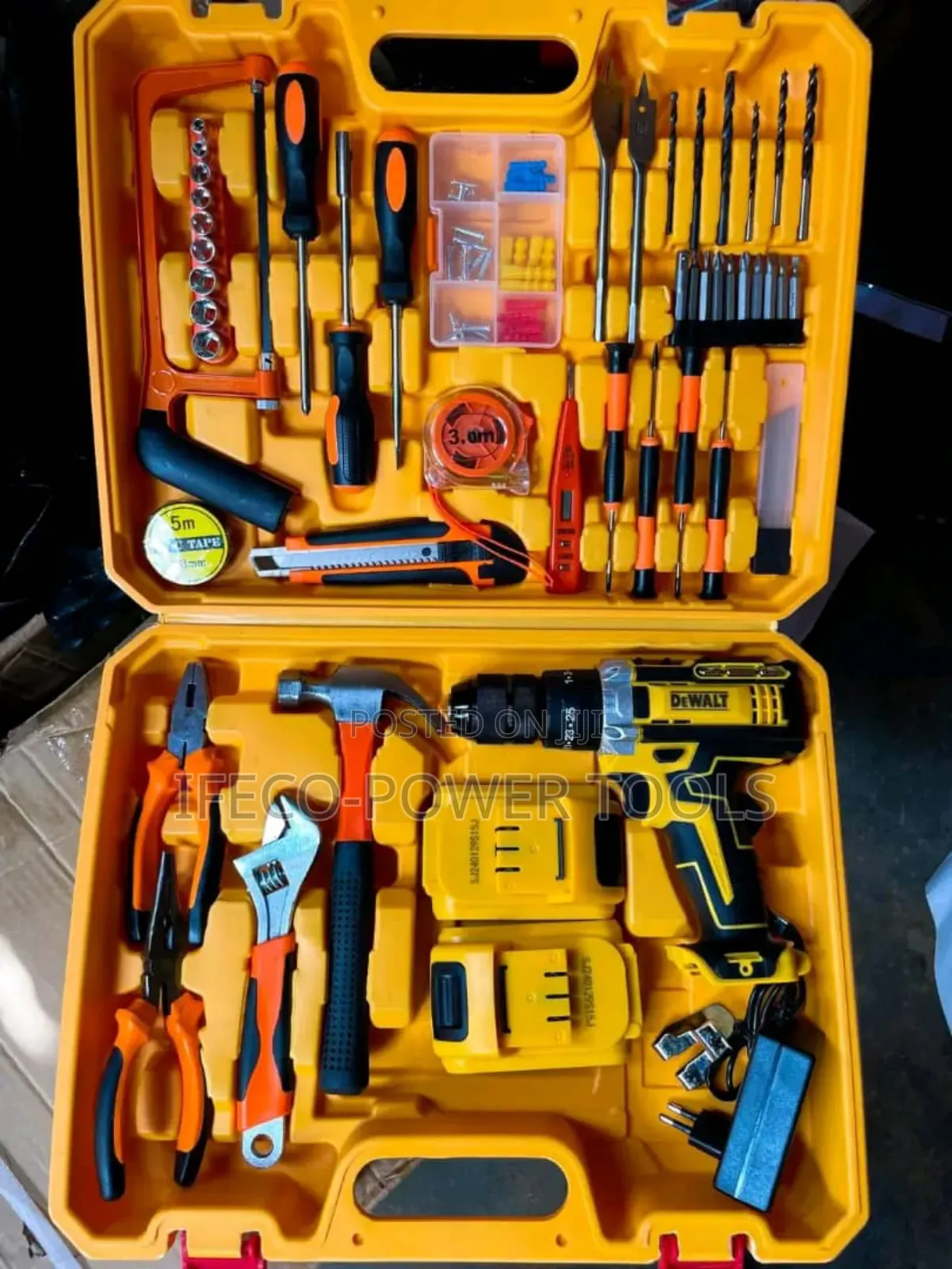48v Cordless Power Drill Set With Accessories.