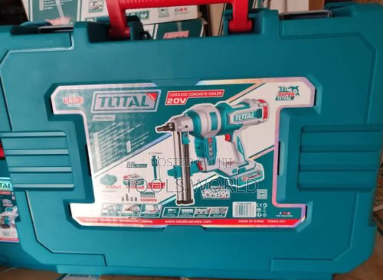 Total Tools 20v Cordless Concrete Nailer – 40mm