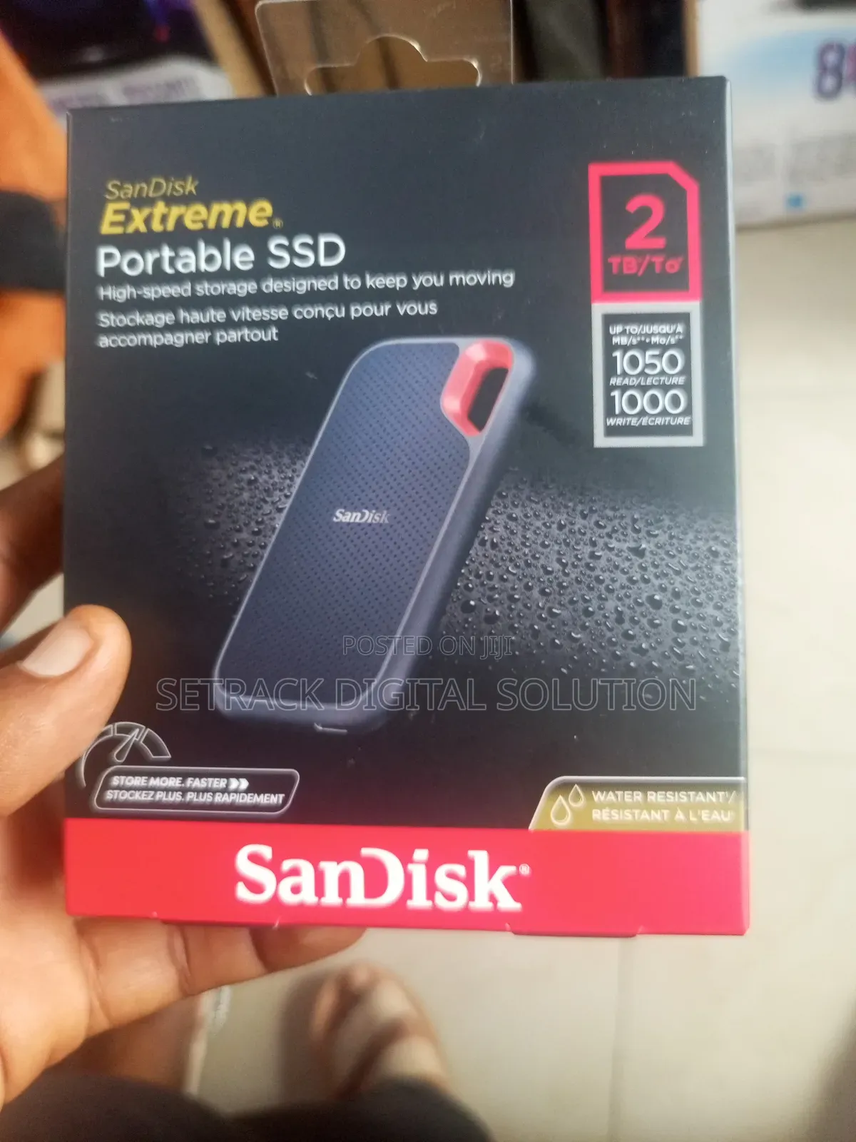Sandisk 2tb Extreme Portable SSD - Up to 1050mb/S - USB-C