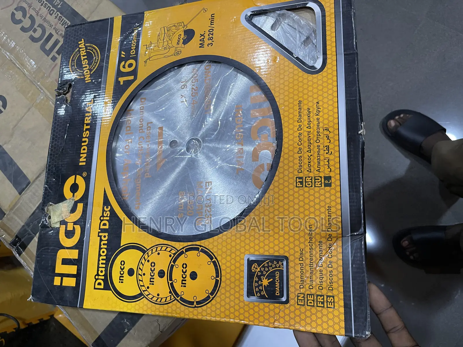 16” Ingco Concrete Cutting Disc