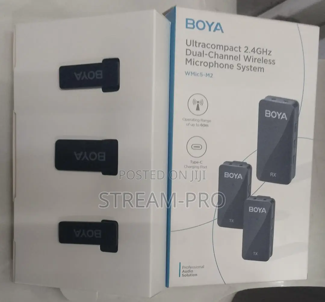 Boya Wmic5 M2 2 4ghz Wireless Lavalier Microphone