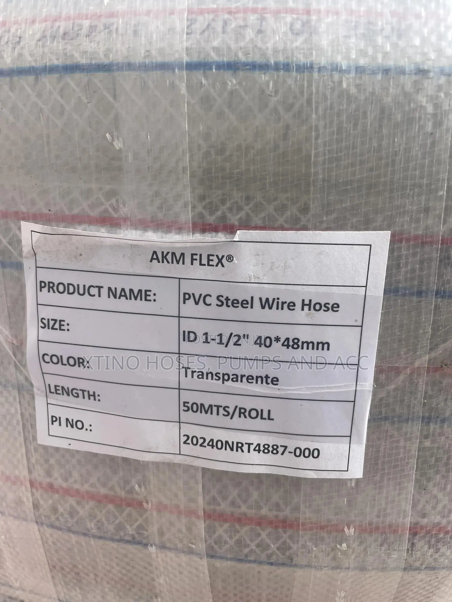 1 1/2” PVC Steel Wire Fiber Composite Hose