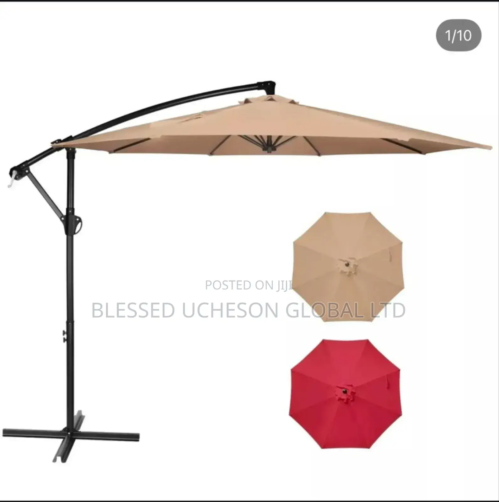 Cantilever Outdoor Garden Umbrella.